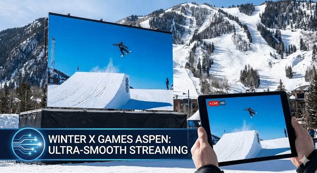Winter X Games Aspen: Ultra-Smooth Streaming