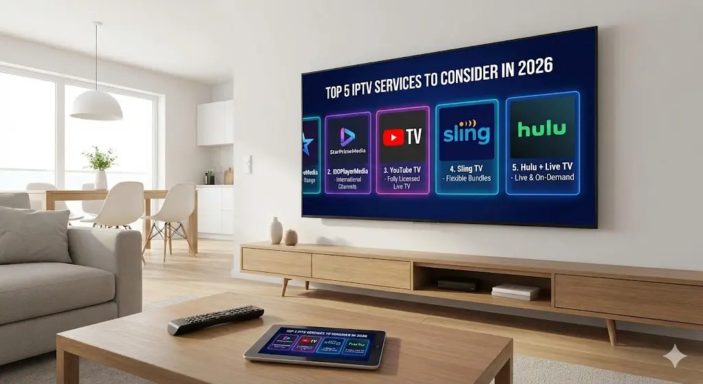Top 5 IPTV Services to Consider in 2026