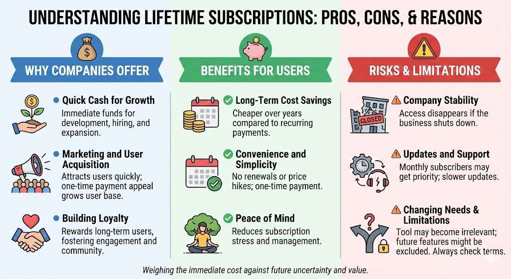Risks of a Lifetime Subscription
