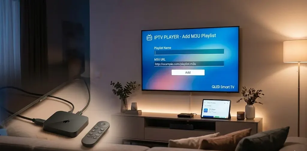 Set Up IPTV M3U Playlist on Samsung & Android TV