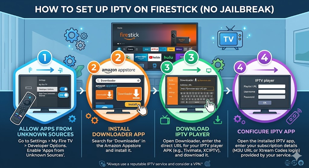 How to Set Up IPTV on Firestick Without Jailbreaking 2026