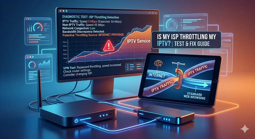 Is My ISP Throttling My IPTV? Test & Fix Guide