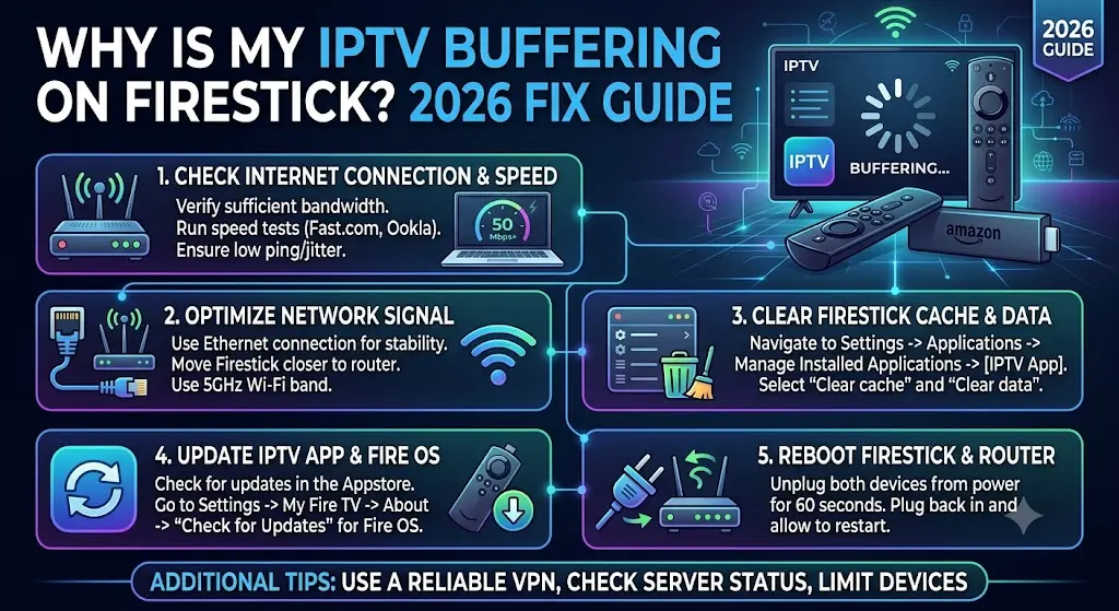 Why Is My IPTV Buffering on Firestick? 2026 Fix Guide
