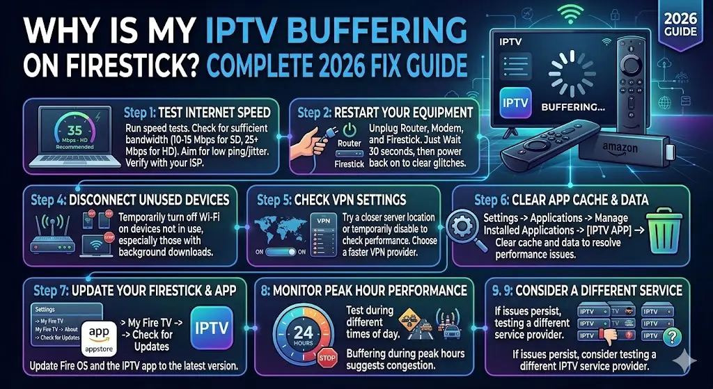 Why Is My IPTV Buffering on Firestick? 2026 Fix Guide