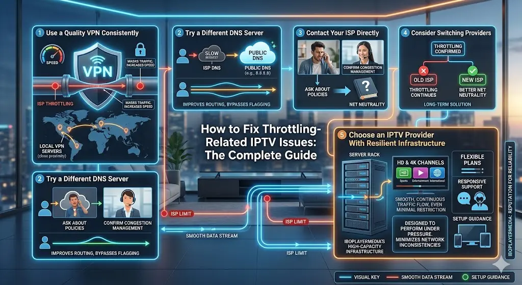 Is My ISP Throttling My IPTV? Test & Fix Guide